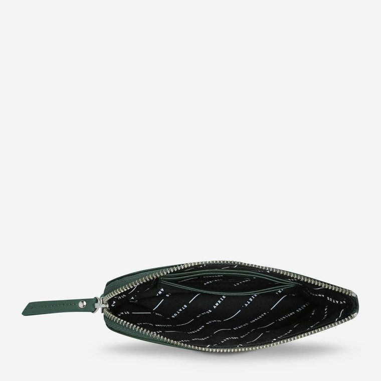 Women Status Anxiety Smoke And Mirrors Wallet - Teal Medium Teal - Image 4