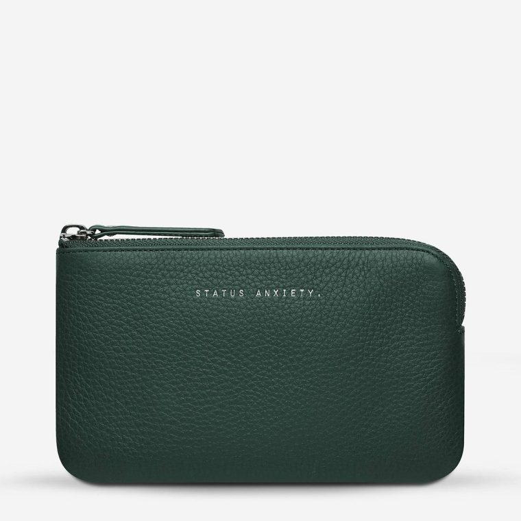 Women Status Anxiety Smoke And Mirrors Wallet - Teal Medium Teal