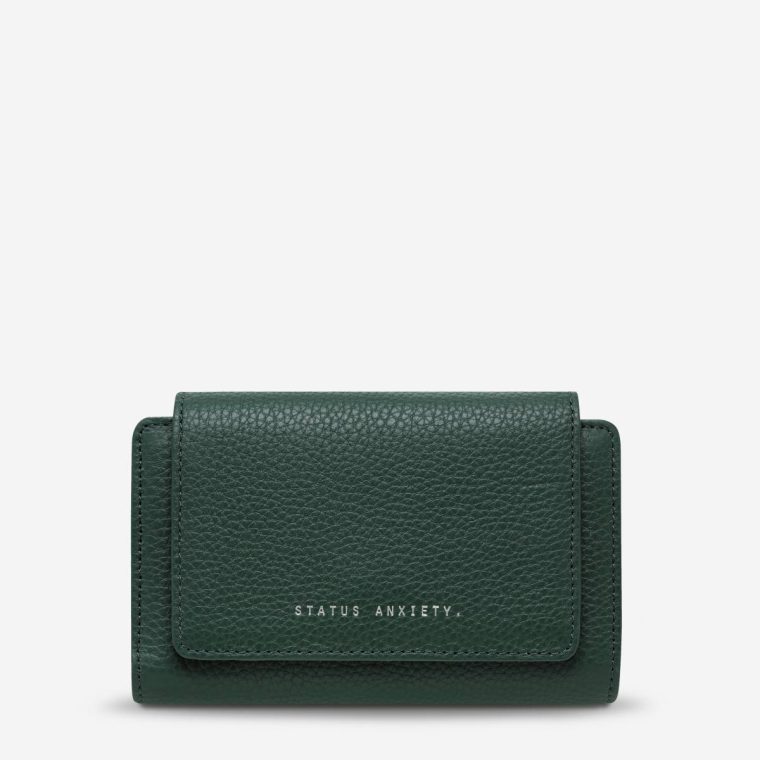 Women Status Anxiety Teal Small Visions Wallet - Teal