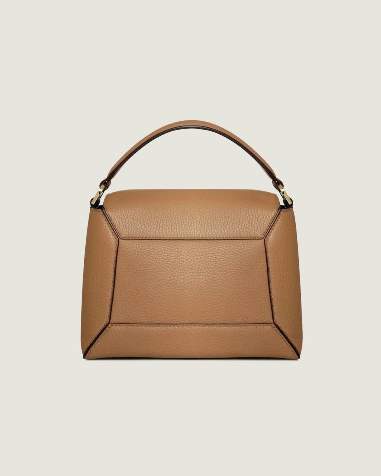 Women Strathberry Crossbody Bags Mosaic Bag Caramel - Image 4