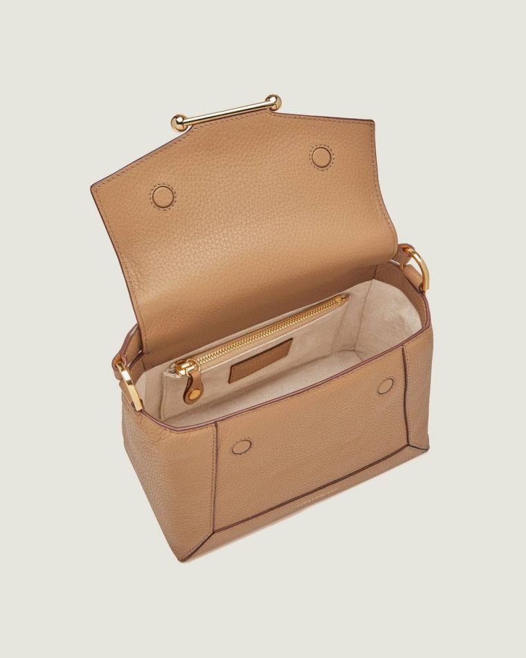 Women Strathberry Crossbody Bags Mosaic Bag Caramel - Image 5