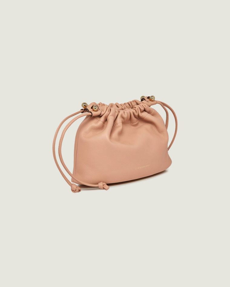 Women Strathberry Small & Mini Bags Charlotte Drawstring Dusky Rose - Image 2