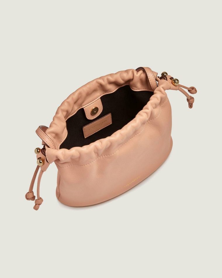 Women Strathberry Small & Mini Bags Charlotte Drawstring Dusky Rose - Image 5