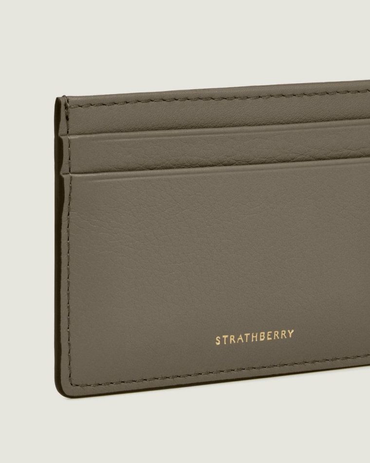 Women Strathberry Taupe Wallets Cardholder