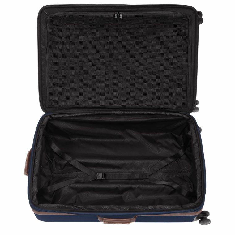 Women Suitcases Boxford Xl Suitcase Blue - Recycled Canvas Longchamp Blue - Image 4