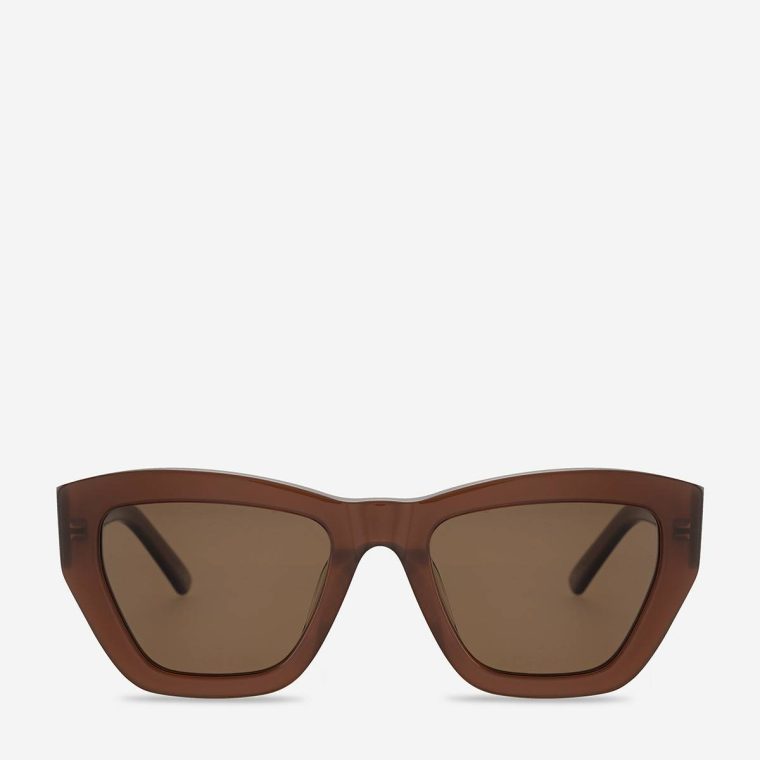 Women Sunglasses Mirage Sunglasses - Brown Brown Status Anxiety