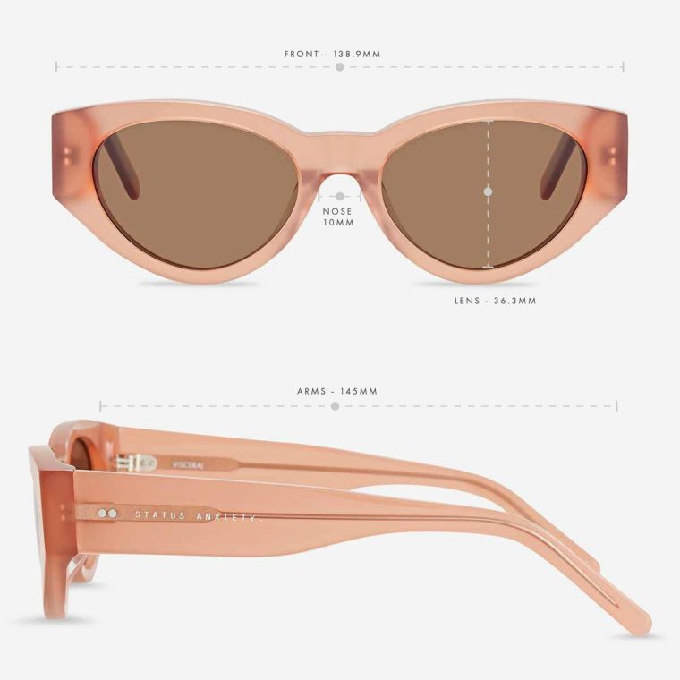 Women Sunglasses Visceral Sunglasses - Rose Status Anxiety Rose - Image 5