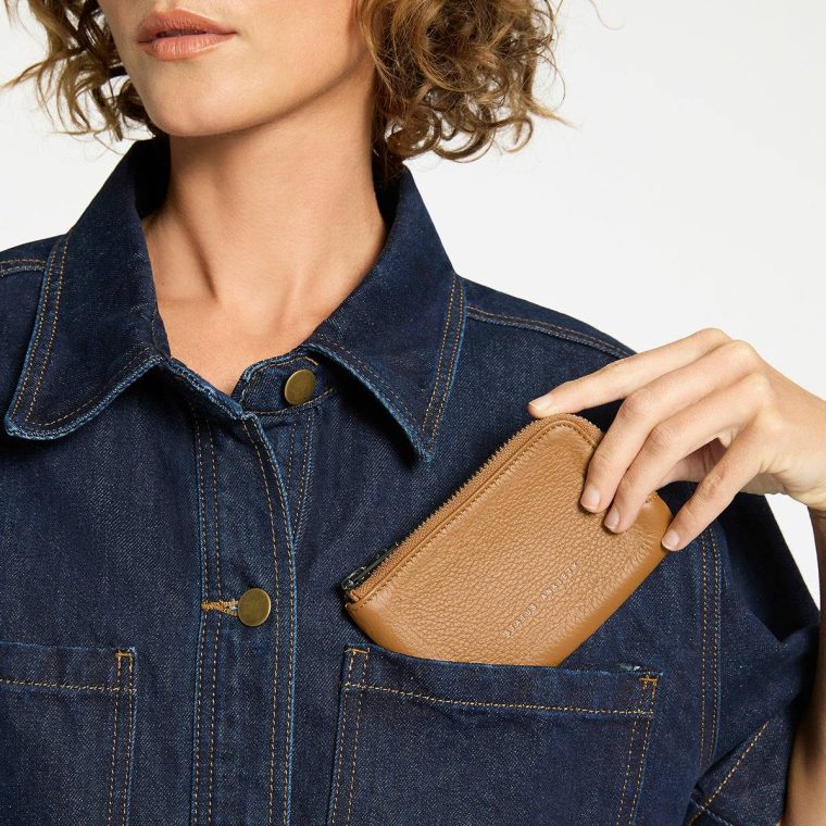 Women Tan Left Behind Wallet - Tan Status Anxiety Extra Small - Image 4