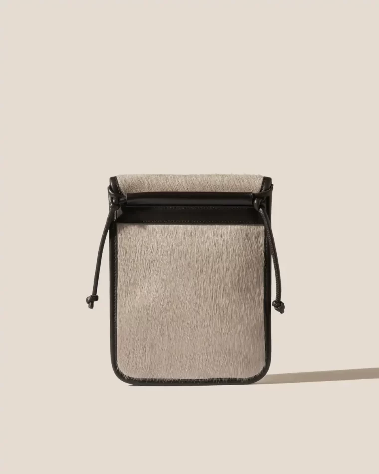Women Terra Calf Hair - Square-Flat Crossbody Bag Hereu Crossbody Bags Taupe Dark Brown - Image 4