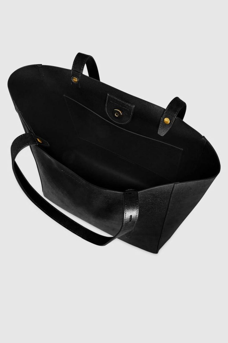 Women Tote Bag Black Stevie N/S Tote Rebecca Minkoff - Image 3
