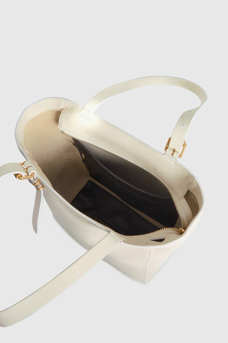 Women Tote Bag Buckle Up Tote Porcelain Rebecca Minkoff - Image 3
