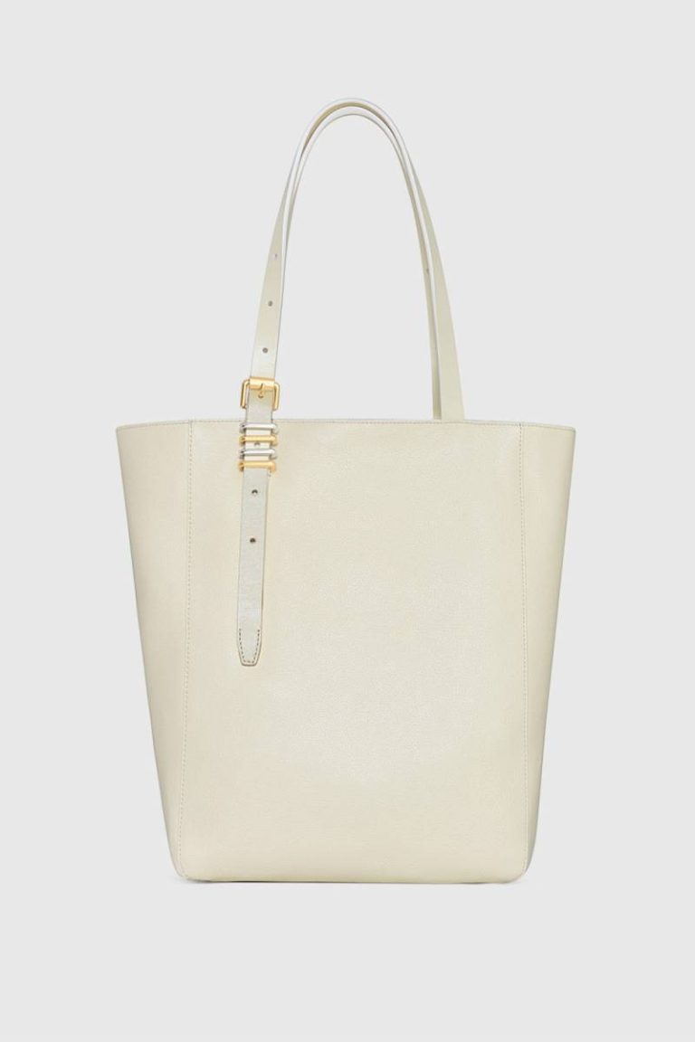 Women Tote Bag Buckle Up Tote Porcelain Rebecca Minkoff