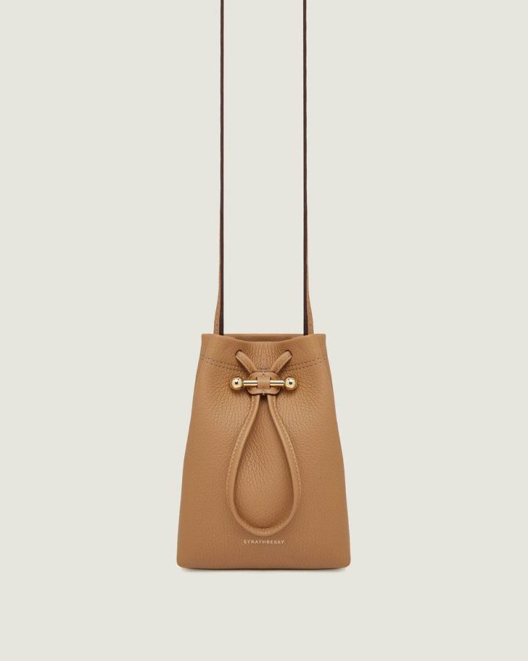 Women Travel Bags Osette Midi Pouch Strathberry Caramel - Image 3