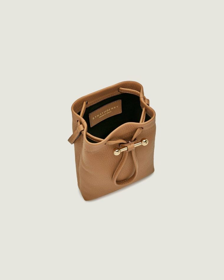 Women Travel Bags Osette Midi Pouch Strathberry Caramel - Image 5