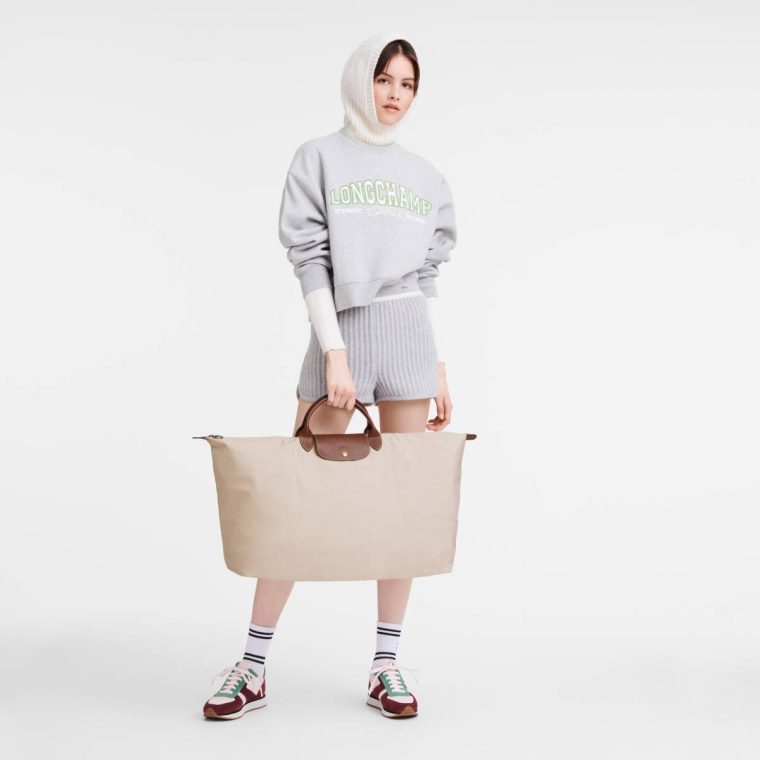 Women Travel Bags Paper Le Pliage Original Xl Travel Bag Paper - Recycled Canvas Longchamp