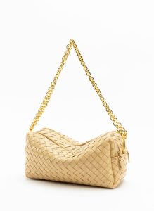 Women Trousse Elleme Trousse Chain Woven Leather Butter Butter - Image 2