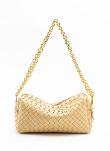 Women Trousse Elleme Trousse Chain Woven Leather Butter Butter