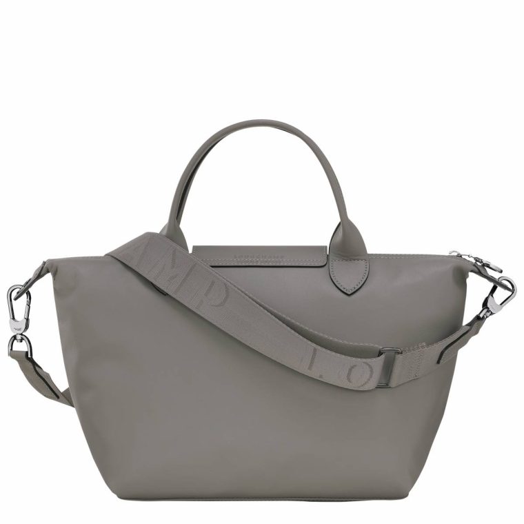 Women Turtledove Le Pliage Xtra S Handbag Turtledove - Leather Leather Bags Longchamp - Image 4