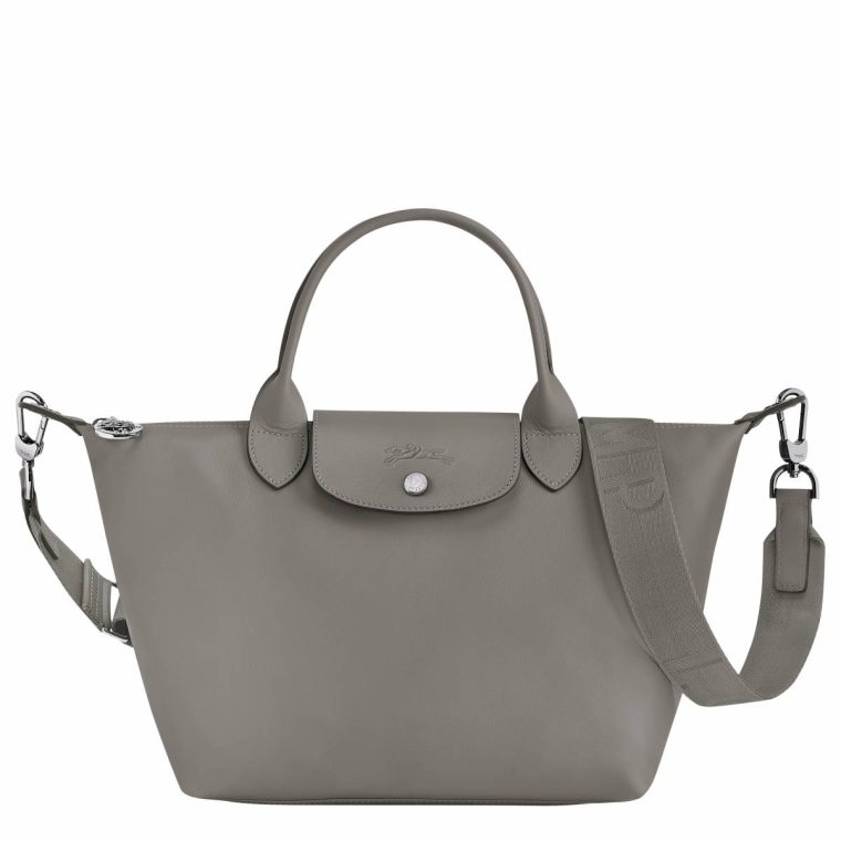 Women Turtledove Le Pliage Xtra S Handbag Turtledove - Leather Leather Bags Longchamp