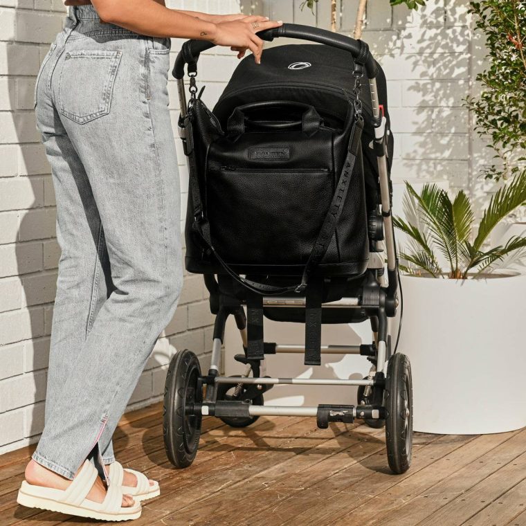 Women Up All Night Pram Straps - Black Black Baby Bags Status Anxiety - Image 4