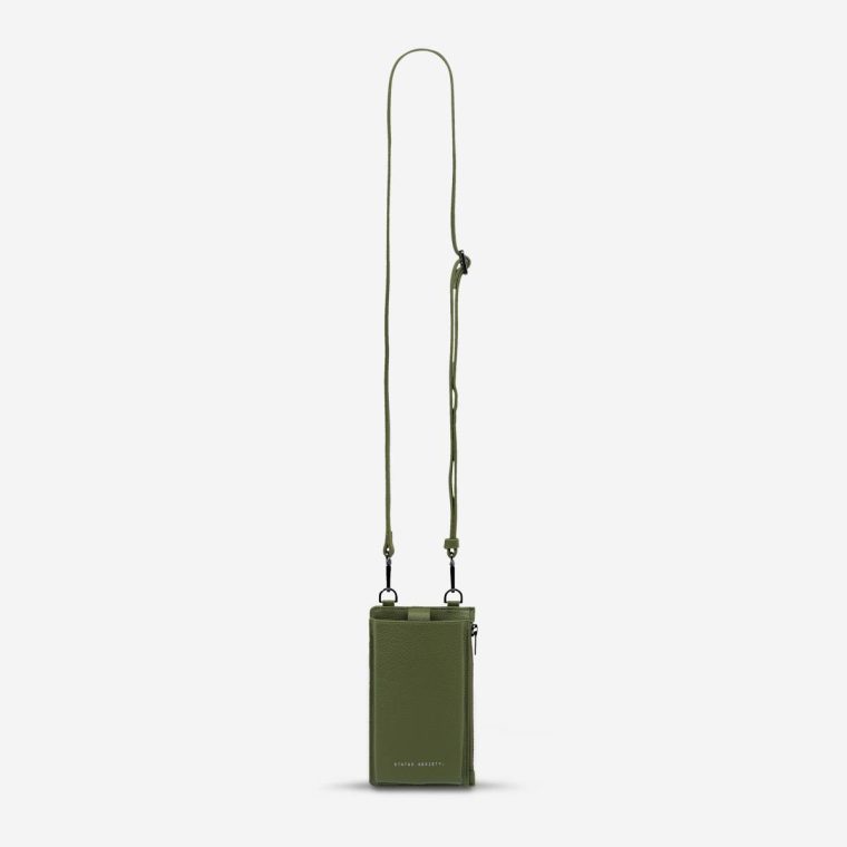 Women Voyager Bag - Khaki Khaki Status Anxiety Crossbody - Image 3