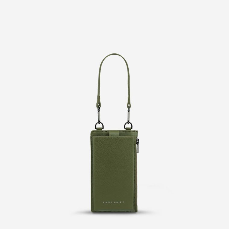 Women Voyager Bag - Khaki Khaki Status Anxiety Crossbody - Image 4