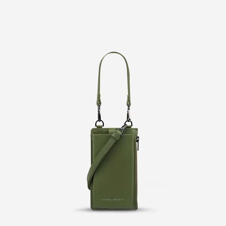 Women Voyager Bag - Khaki Khaki Status Anxiety Crossbody - Image 5