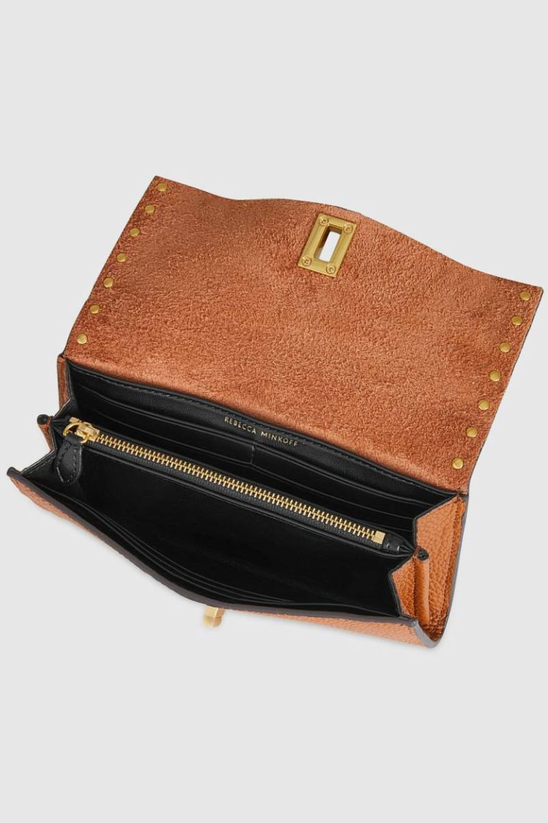 Women Wallet Darren Continental Wallet Rebecca Minkoff Caramello - Image 3