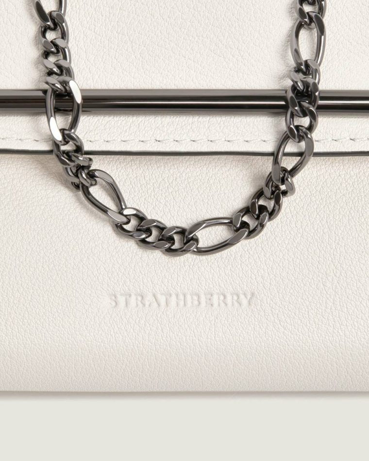 Women Wallets White Strathberry Multrees Chain Wallet - Image 5
