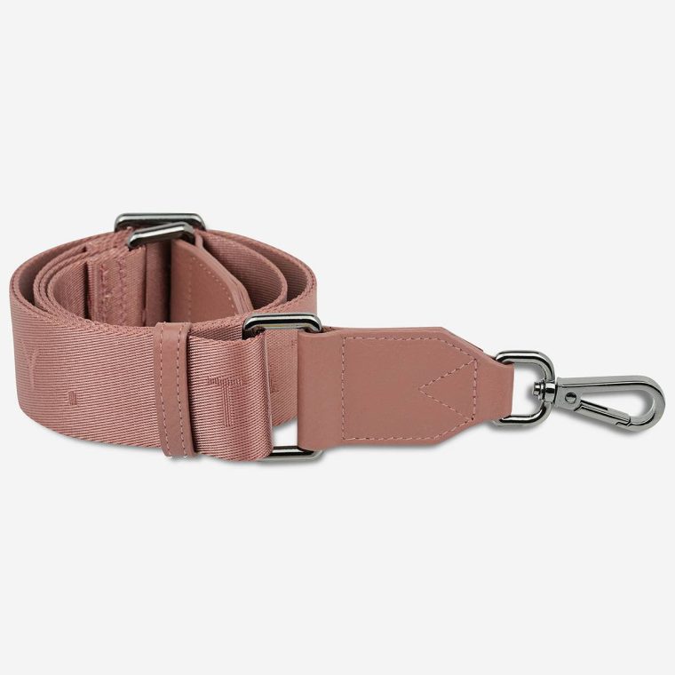 Women Web Strap Medium - Dusty Rose Status Anxiety Bag Straps Dusty Rose - Image 4