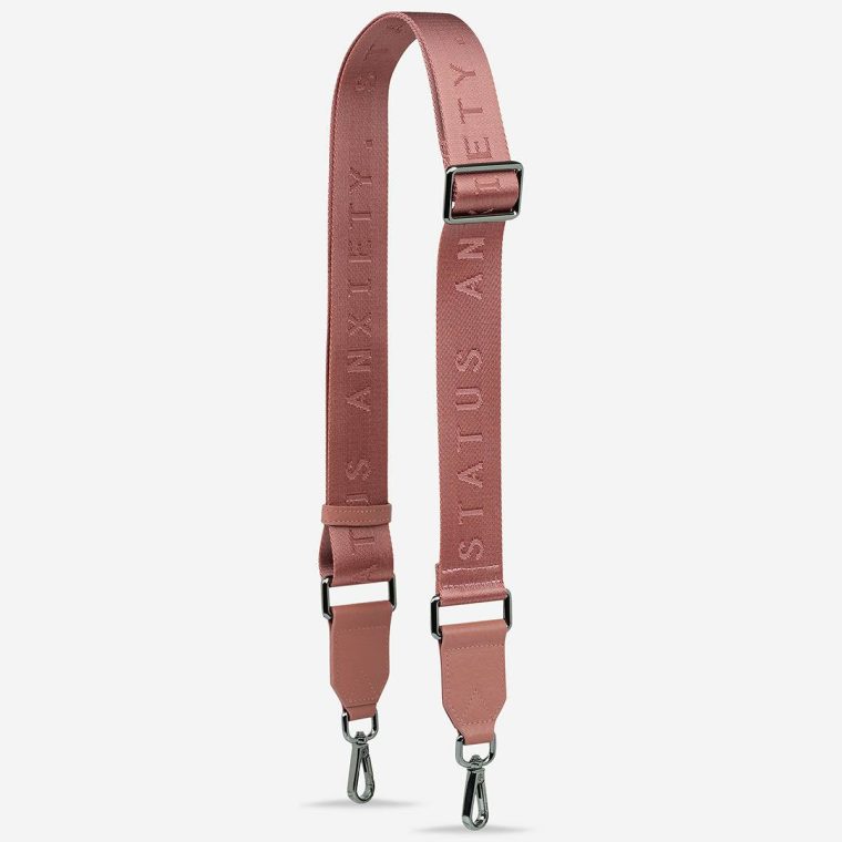 Women Web Strap Medium - Dusty Rose Status Anxiety Bag Straps Dusty Rose