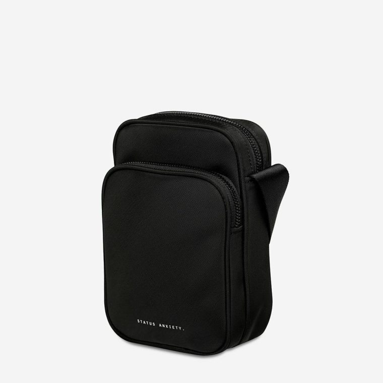Women Winnie Recycled Bag - Black Black Status Anxiety Crossbody - Image 4