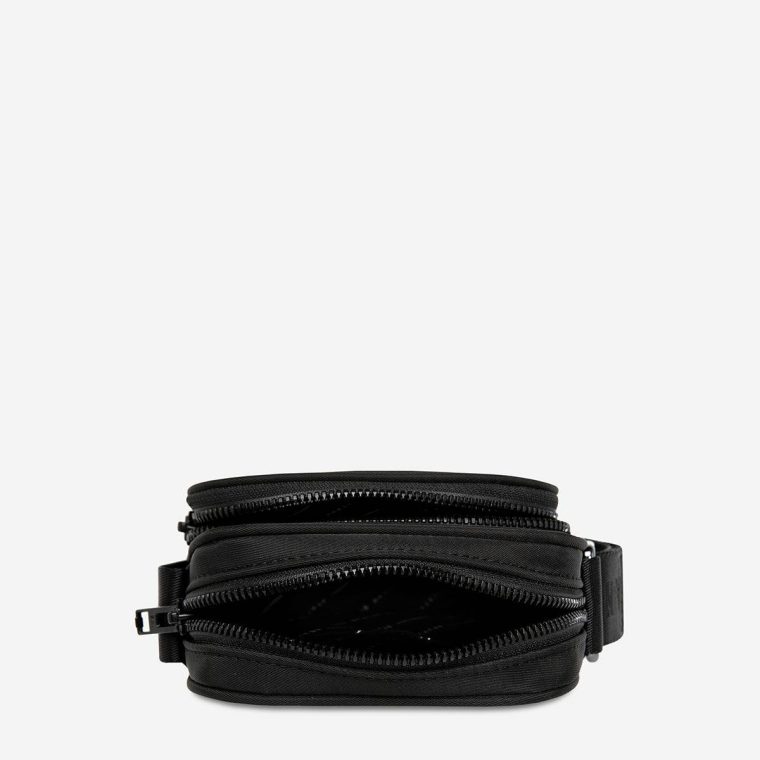 Women Winnie Recycled Bag - Black Black Status Anxiety Crossbody - Image 5