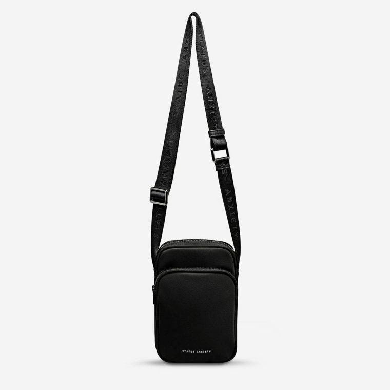 Women Winnie Recycled Bag - Black Black Status Anxiety Crossbody
