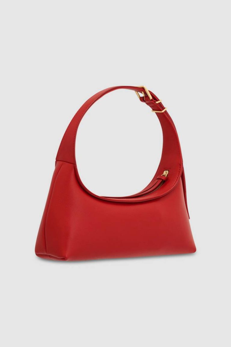 Womne Cinder Mini Baguette Oroton Dark Poppy Shoulder - Image 5