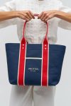Womne Crew Tote Work Oroton Prussian Blue Mix - Image 3