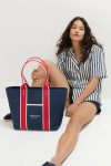 Womne Crew Tote Work Oroton Prussian Blue Mix - Image 4