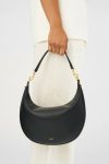 Womne Florence Medium Hobo Shoulder Black Oroton - Image 3