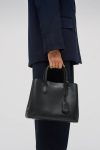 Womne Muse Small Three Pocket Day Bag Work Black Oroton - Image 2