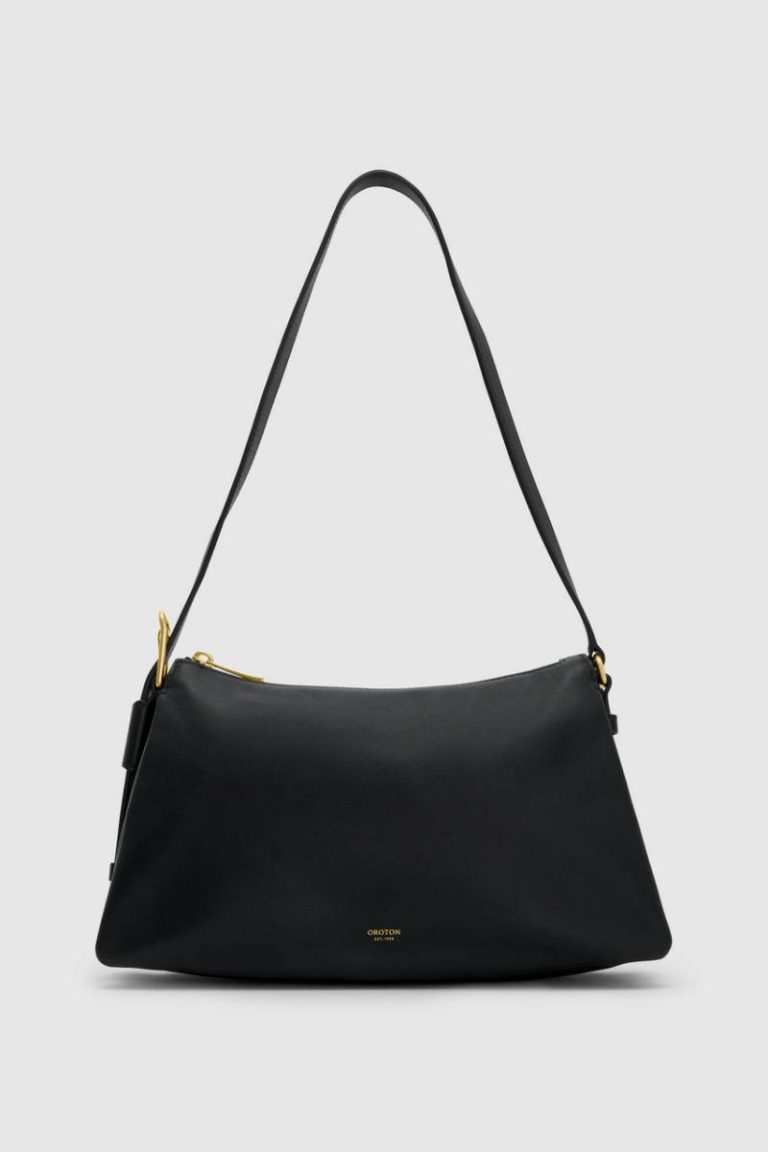 Womne Oroton Black Shoulder Cali Shoulder Bag