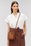 Womne Oroton Crossbody Whiskey Margot Tiny Bucket Bag - Image 3
