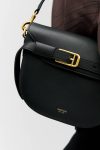 Womne Shoulder Oroton Black Cali Saddle Bag - Image 5