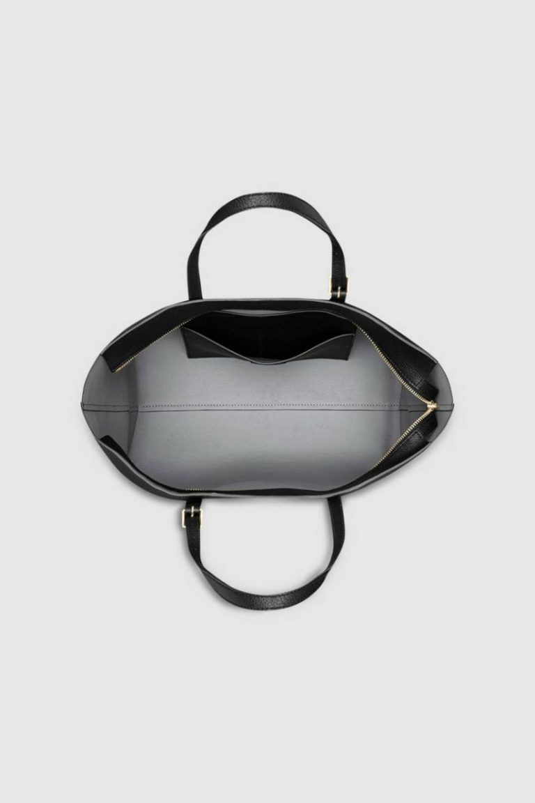 Womne Totes Oroton Margot Medium Zip Tote Black - Image 5