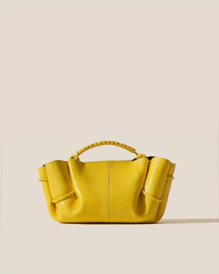 Yellow Women Arta Mini - Pleated Crossbody Bag Hereu Crossbody Bags